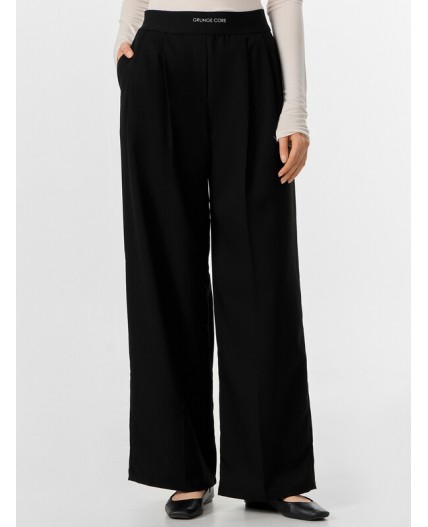 Брюки черный +печать