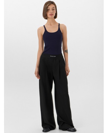 Брюки черный +печать