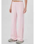 Брюки розовый нектар +печать