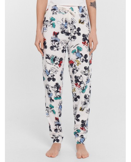 Брюки домашние зверята на молочном