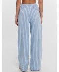 Брюки полоска на голубом