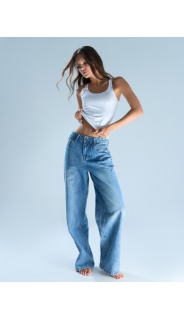 Джинсы синий