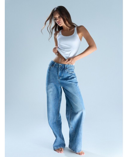 Джинсы синий