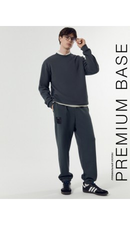 Брюки темный лес