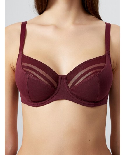 Бюстгальтер бургундское вино