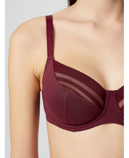 Бюстгальтер бургундское вино