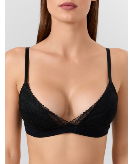 Бюстгальтер черный