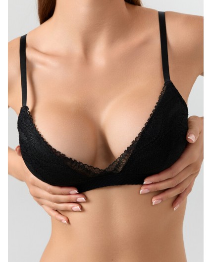Бюстгальтер черный