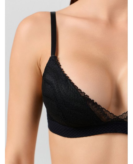 Бюстгальтер черный