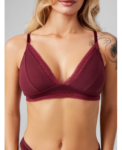 Бюстгальтер бургундское вино