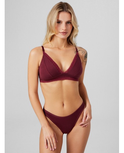Бюстгальтер бургундское вино