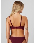 Бюстгальтер бургундское вино
