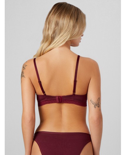 Бюстгальтер бургундское вино