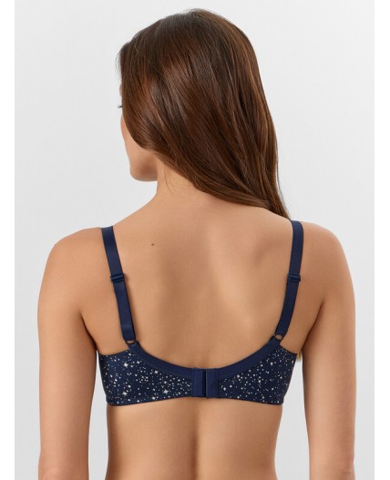 Бюстгальтер звезды на синем