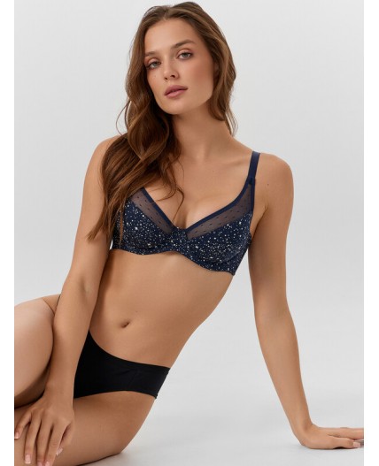 Бюстгальтер звезды на синем