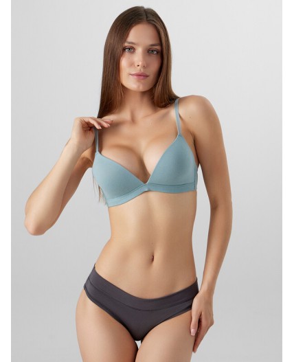 Бюстгальтер пыльно -бирюзовый