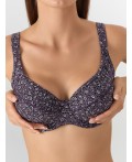 Бюстгальтер узор на фиолетовом