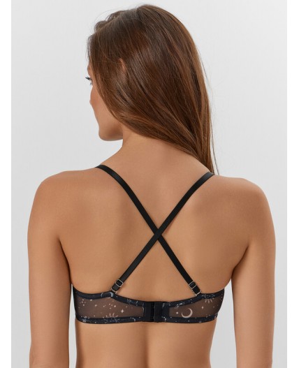 Бюстгальтер созвездия на черном