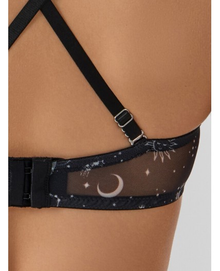 Бюстгальтер созвездия на черном