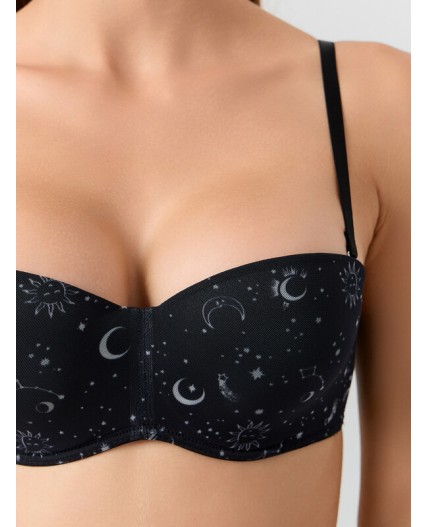 Бюстгальтер созвездия на черном