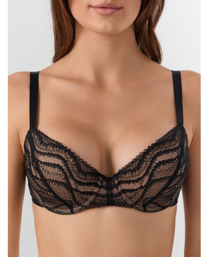Бюстгальтер черный