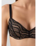Бюстгальтер черный