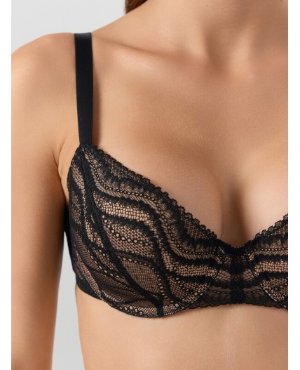 Бюстгальтер черный