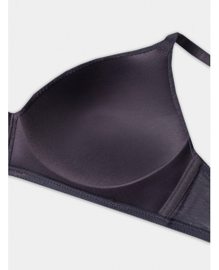 Бюстгальтер т.серый меланж