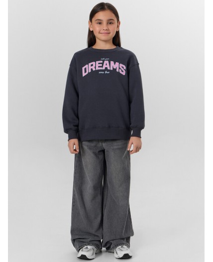 Джемпер графит +печать1