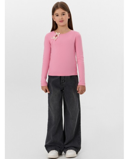 Лонгслив розовый