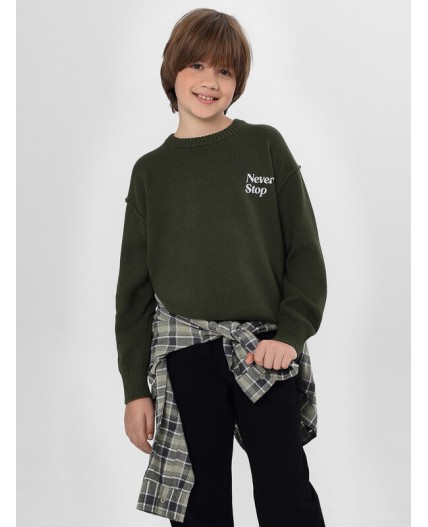 Джемпер зеленый