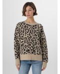 Джемпер светлый леопард