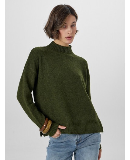 Джемпер темно-зеленый