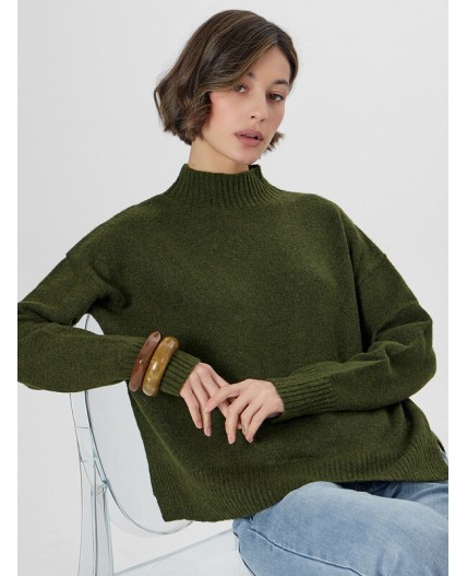 Джемпер темно-зеленый