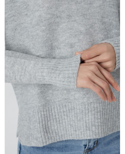 Джемпер св.серый меланж