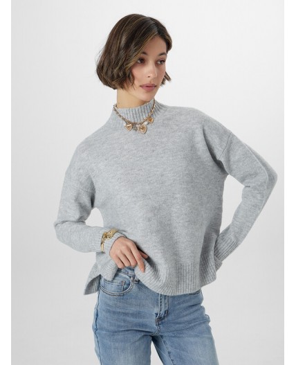 Джемпер св.серый меланж