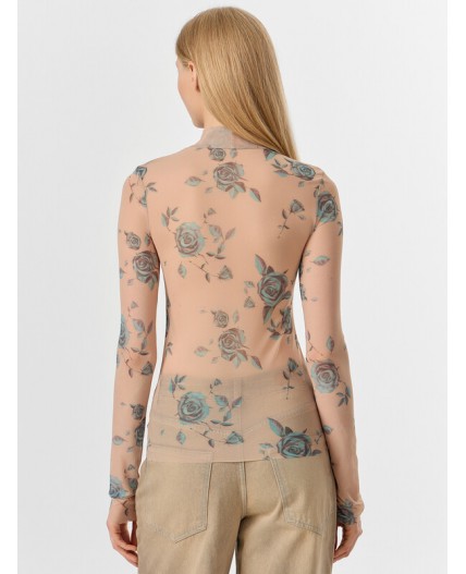 Джемпер розы на марципане