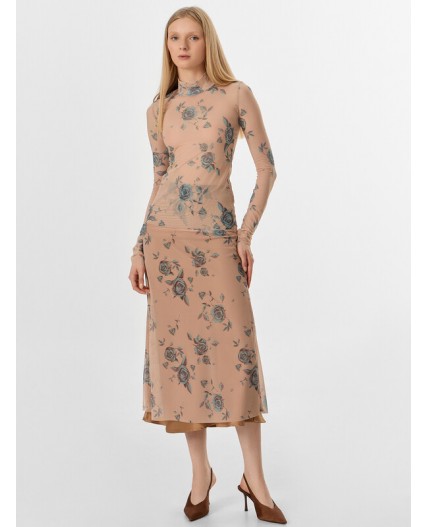 Джемпер розы на марципане