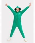 Комбинезон изумруд +печать