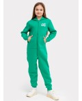 Комбинезон изумруд +печать