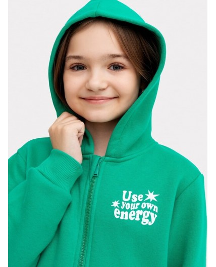 Комбинезон изумруд +печать