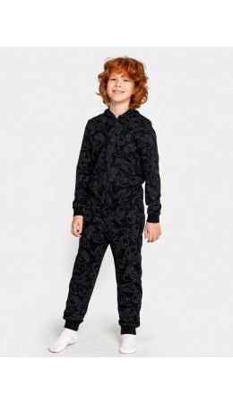 Комбинезон драконы на чёрном