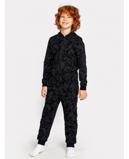 Комбинезон драконы на чёрном