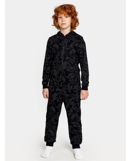 Комбинезон драконы на чёрном