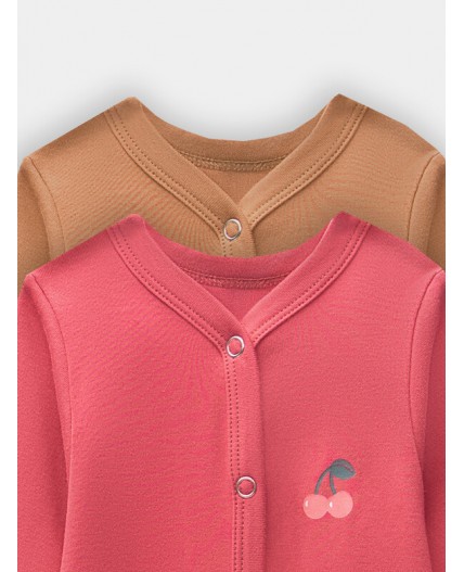 Комбинезон песочный +кисельный +печать