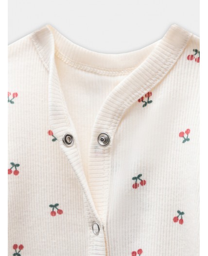 Комбинезон вишенки на молоке +кисельный