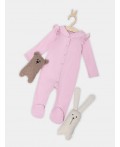 Комбинезон розовый