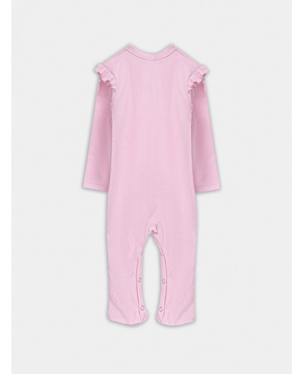 Комбинезон розовый