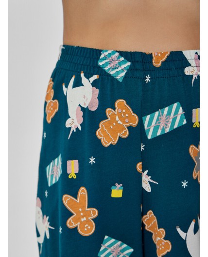 Комплект зеленый +НГ печеньки на зеленом