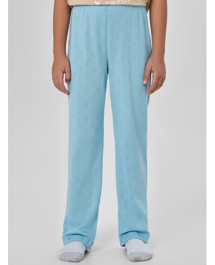 Комплект бежевый +сердечки на голубом